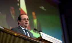 Le président François Hollande, le 14 février 2017 à Paris