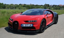 La chiron, un modèle Bugatti sorti de l'atelier alsacien de Molsheim, à l'ouest de Strasbourg, le 5 juin 2019