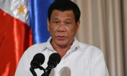 Rodrigo Duterte à Manille, le 6 aout 2018