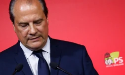 Le premier secrétaire du PS Jean-Christophe Cambadélis, le 11 juin 2017 à Paris