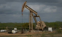 Un site d'extraction de pétrole à Cotulla, Texas, le 12 mars 2019