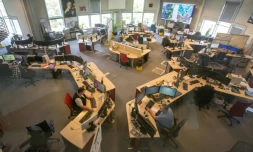 Dans une salle de Météo France à Toulouse le 2 juin 2021