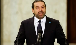 Saad Hariri, le nouveau Premier ministre libanais, le 3 novembre 2016 à Baabda près de Beyrouth