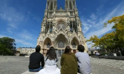 La cathédrale Notre-Dame de Reims le 16 mai 2020 