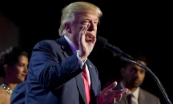 Donald Trump, le 15 octobre 2016 à Edison dans le New Jersey