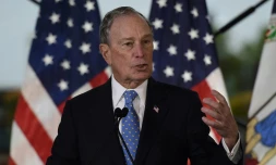 Le candidat démocrate à la Maison Blanche Michael Bloomberg, le 13 décembre 2019 à Alexandria, en Virginie