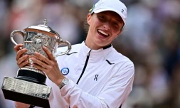 Iga Swiatek à Roland-Garros le 10 juin 2023