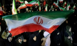 Marche de soutien aux forces armées iraniennes à Téhéran, le 25 mars 2026