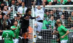Le gardien de Saint-Etienne Stéphane Ruffier lors du match contre Toulouse, le 30 avril 2016 à Geoffroy Guichard
