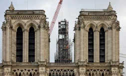 Chantier de la cathédrale Notre-Dame de Paris, le 6 décembre 2023