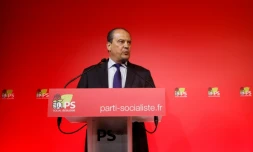Le premier secrétaire du PS Jean-Christophe Cambadélis, le 18 juin 2017 à Paris