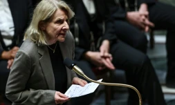 La ministre de la Culture Catherine Pégard à l'Assemblée nationale à Paris le 19 mai 2026