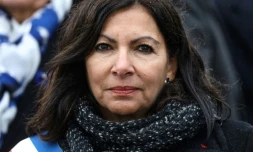 La maire de Paris Anne Hidalgo, le 11 novembre 2019 lors d'une cérémonie à l'Arc de Triomphe