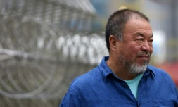 L'artiste chinois Ai Weiwei en mai 2018 à Santiago, au Chili