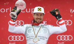 L'Autrichien Marcel Hirscher vainqueur du slalom de Levi le 18 novembre 2018
