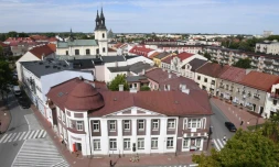 Vue générale de la ville de Weilun en Pologne, le 20 août 2019