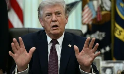 Le président américain Donald Trump à la Maison blanche le 31 mars 2026