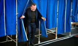 Le Premier ministre danois Lars Lokke Rasmussen, le 3 décembre 2015 à Copenhague