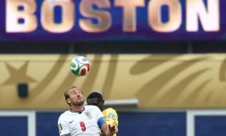 Harry Kane lors du match de l'Angleterre contre le Ghana en phase de groupes du Mondial, le 23 juin 2026 à Boston