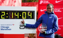 KBrigid Kosgei victorieuse du marathon de Chicago, record du monde à la clé, le 13 octobre 2019