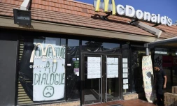 Le McDo de Saint-Bath à Marseille pendant le grève