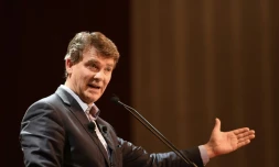 Arnaud Montebourg (PS), candidat à l'élection présidentielle de 2017, le 19 septembre 2016 à Gonesse dans le Val-d'Oise