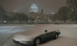 Neige le 22 janvier 2016 à Washington