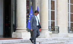 Nicolas Hulot sortant de l'Élysée, Paris, 6 juin 2018.
