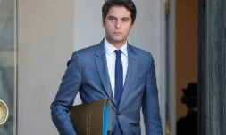 Le ministre de l'Education nationale  Gabriel Attal le 22 novembre 2023 à Paris