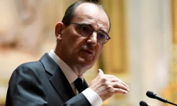 Le Premier ministre Jean Castex s'exprime devant le Sénat, le 16 juillet 2020 à Paris