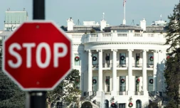 Près de la Maison Blanche, le 27 décembre 2018 à Washington