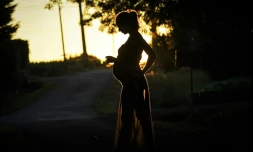 Une femme enceinte au Vertou le 19 juin 2018