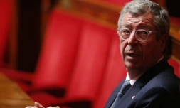 Le député-maire de Levallois-Perret, Patrick Balkany, à l'Assemblée le 25 mai 2016