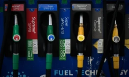 Une station-service prĂšs de Bordeaux, le 10 mars 2026