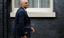 Le ministre de l'Intérieur Sajid Javid arrive à Downing Street le 18 décembre 2018