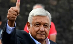 Andrés Manuel Lopez Obrador, premier président de gauche de l'histoire récente du Mexique, prend officiellement ses fonctions le 1er décembre 2018