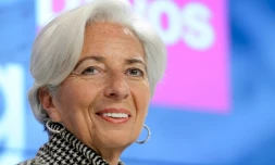Christine Lagarde le 21 janvier 2016 à Davos