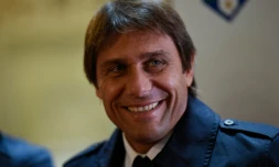 Le sélectionneur de l'équipe d'Italie Antonio Conte, le 9 novembre 2015 à Florence