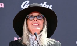 L'actrice américaine Diane Keaton au Chinese Theatre à Hollywood, en Californie, le 11 août 2022