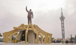 Le mausolée de Patrice Lumumba, héros de l'indépendance congolaise, à Kinshasa, le 30 juin 2022 en RDC