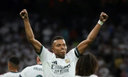 Kylian Mbappé a marqué le premier but du Real Madrid contre l'Inter Milan en C1 le 8 septembre 2026 à Madrid 