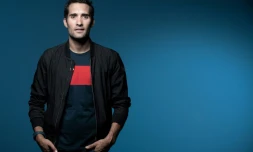 Martin Fourcade lors d'une séance photo à Paris, le 30 septembre 2020