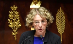 La ministre du Travail Muriel Pénicaud, le 10 juillet 2017 à l'Assemblée nationale à Paris