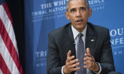 Le président américain Barack Obama à Washington DC, le 6 novembre 2015