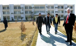 L'université américaine de Kaboul, le 31 janvier 2010