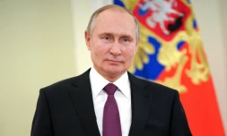 Vladimir Poutine, le 27 mars 2021 Ă Moscou