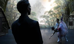 Laurent Hilaire lors d'une répétition de "Giselle" le 23 février 2017 à Moscou