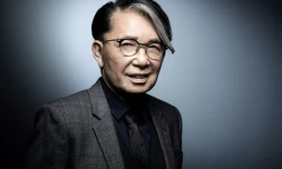 Le couturier Franco-Japonais Kenzo Takada à Paris, le 14 novembre 2018 