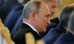 Le président russe Vladimir Poutine à Moscou, le 22 juin 2018