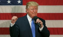 Donald Trump, ici en meeting dans le New Hampshire le 6 octobre 2016, a présenté ses excuses aprÚs la découverte de propos vieux de 11 ans mais particuliÚrement dégradants sur les femmes